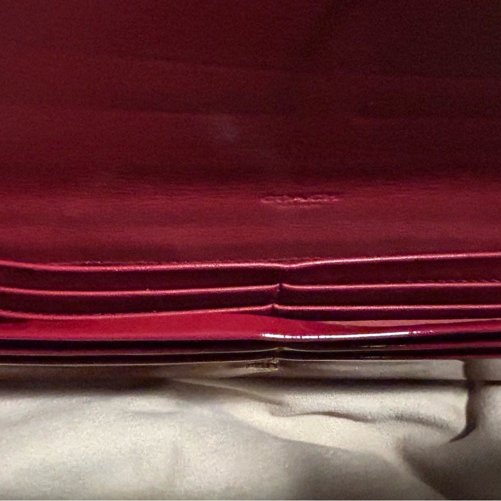 Coach Embossed Logo Patent Leather Wallet - 52458 - Picture 6 of 8